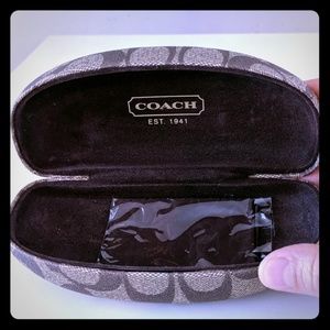 Coach eyeglass or sunglass holder